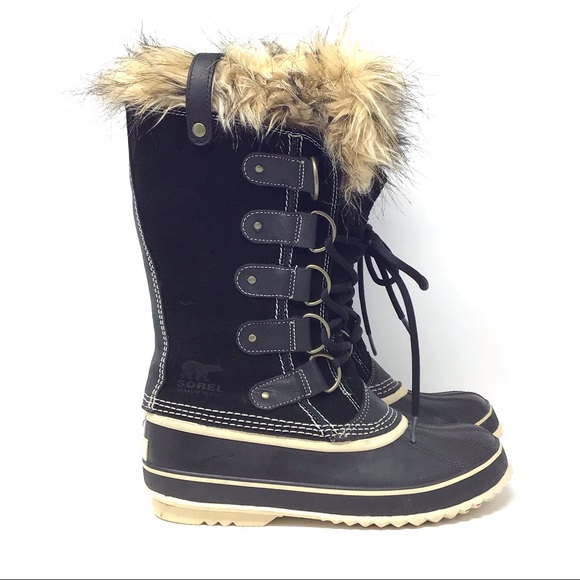 Sorel Shoes - Sorel | Black Joan of Arctic Winter Snow Boots 8